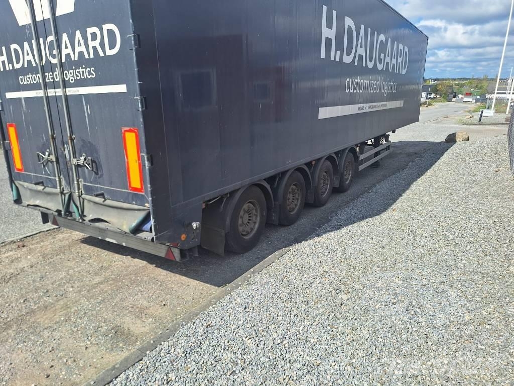 KLC 4 akslet walking floor trailer med fast tag Walking floor semi-trailers