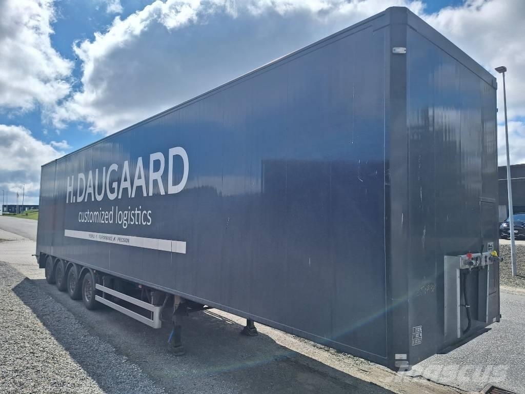 KLC 4 akslet walking floor trailer med fast tag Walking floor semi-trailers