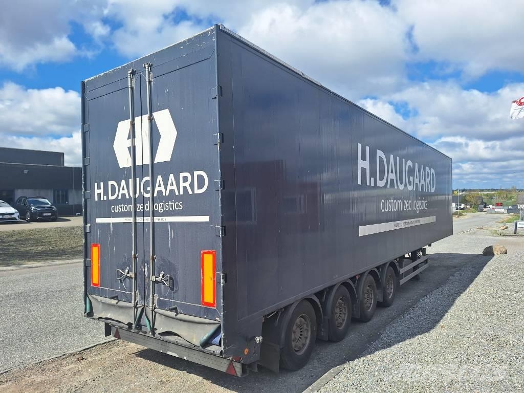 KLC 4 akslet walking floor trailer med fast tag Walking floor semi-trailers