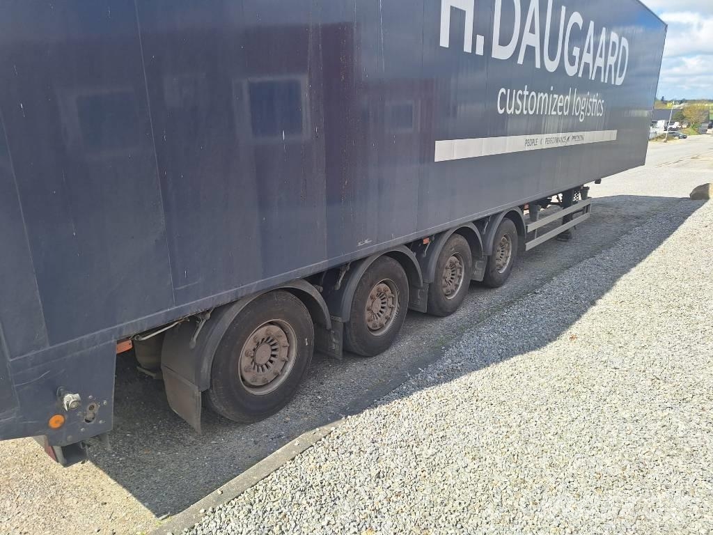 KLC 4 akslet walking floor trailer med fast tag Walking floor semi-trailers