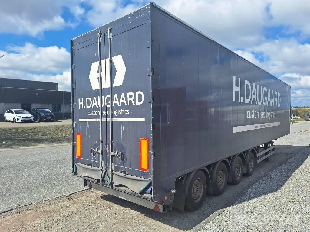 KLC 4 akslet walking floor trailer med fast tag Walking floor semi-trailers