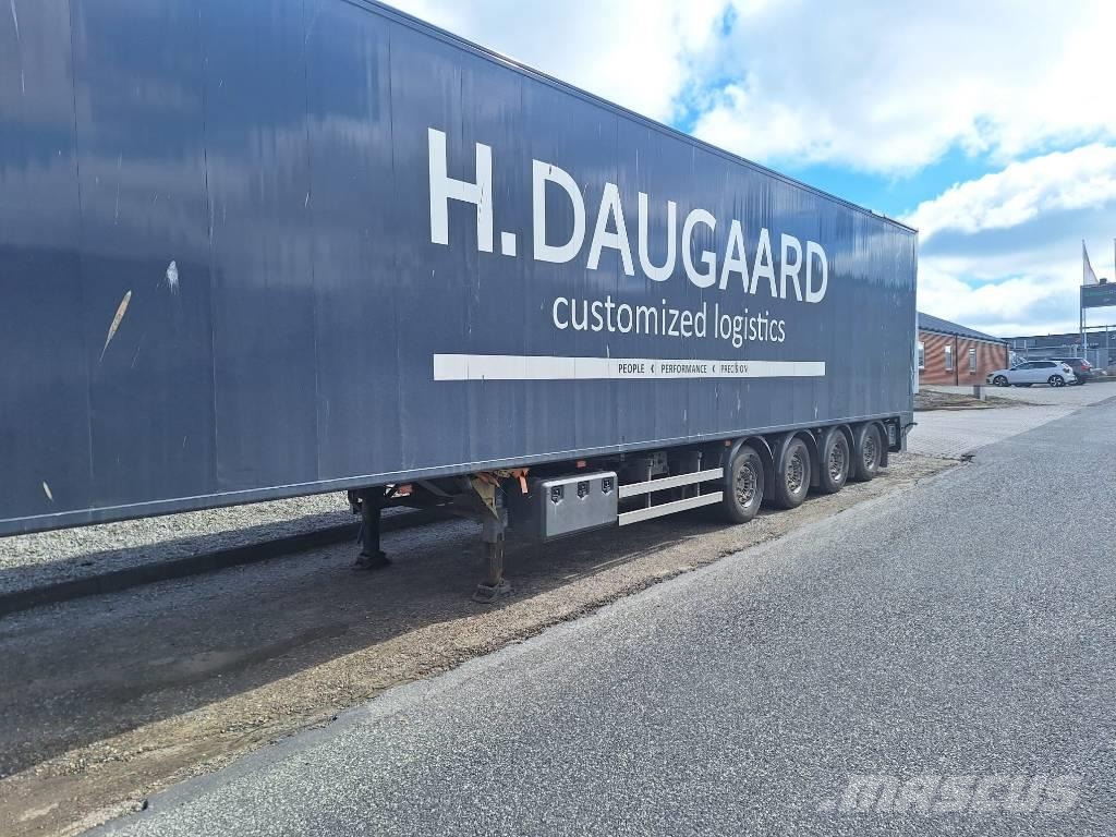 KLC 4 akslet walking floor trailer med fast tag Walking floor semi-trailers