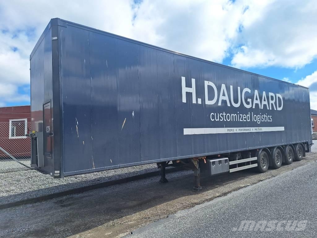 KLC 4 akslet walking floor trailer med fast tag Walking floor semi-trailers