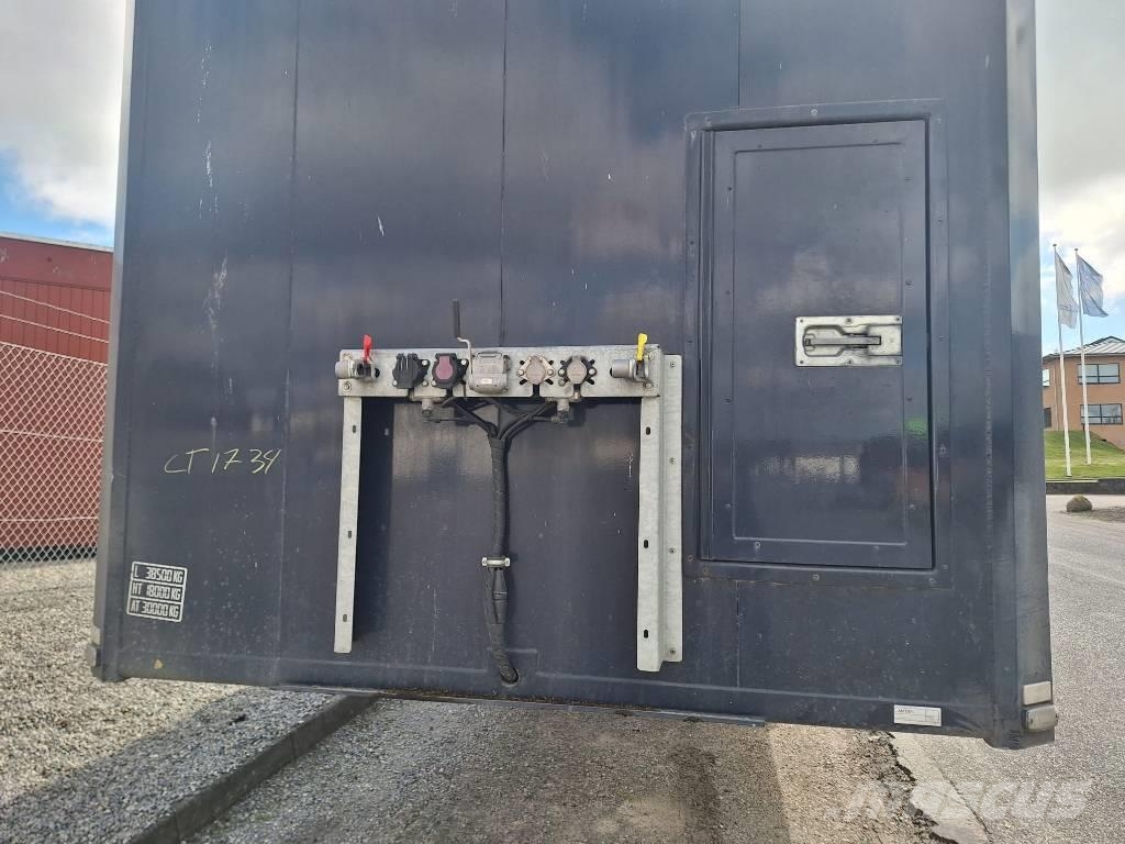 KLC 4 akslet walking floor trailer med fast tag Walking floor semi-trailers