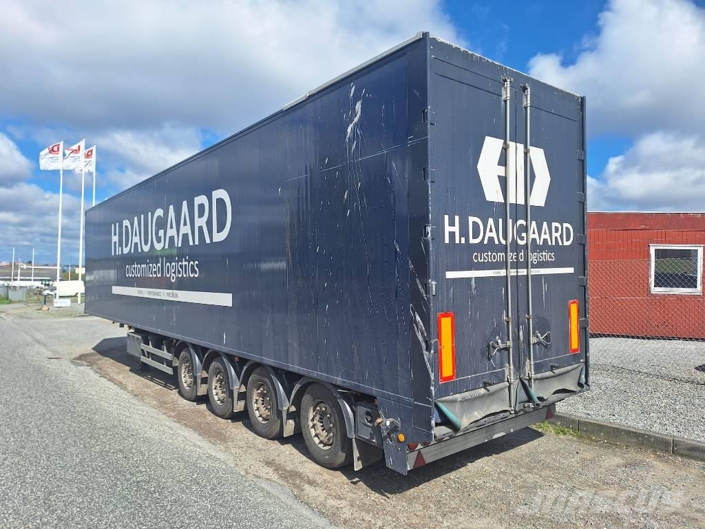 KLC 4 akslet walking floor trailer med fast tag Walking floor semi-trailers