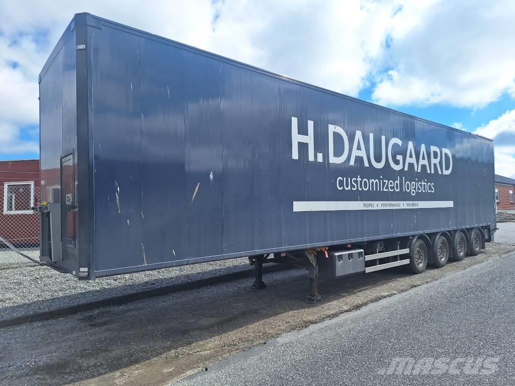 KLC 4 akslet walking floor trailer med fast tag Walking floor semi-trailers