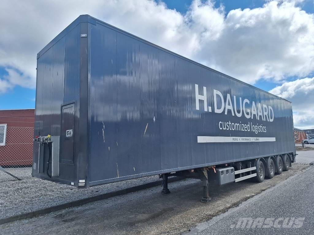 KLC 4 akslet walking floor trailer med fast tag Walking floor semi-trailers