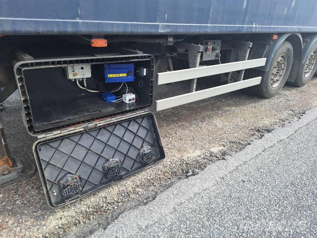KLC 4 akslet walking floor trailer med fast tag Walking floor semi-trailers