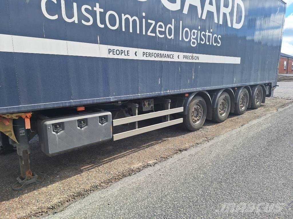 KLC 4 akslet walking floor trailer med fast tag Walking floor semi-trailers