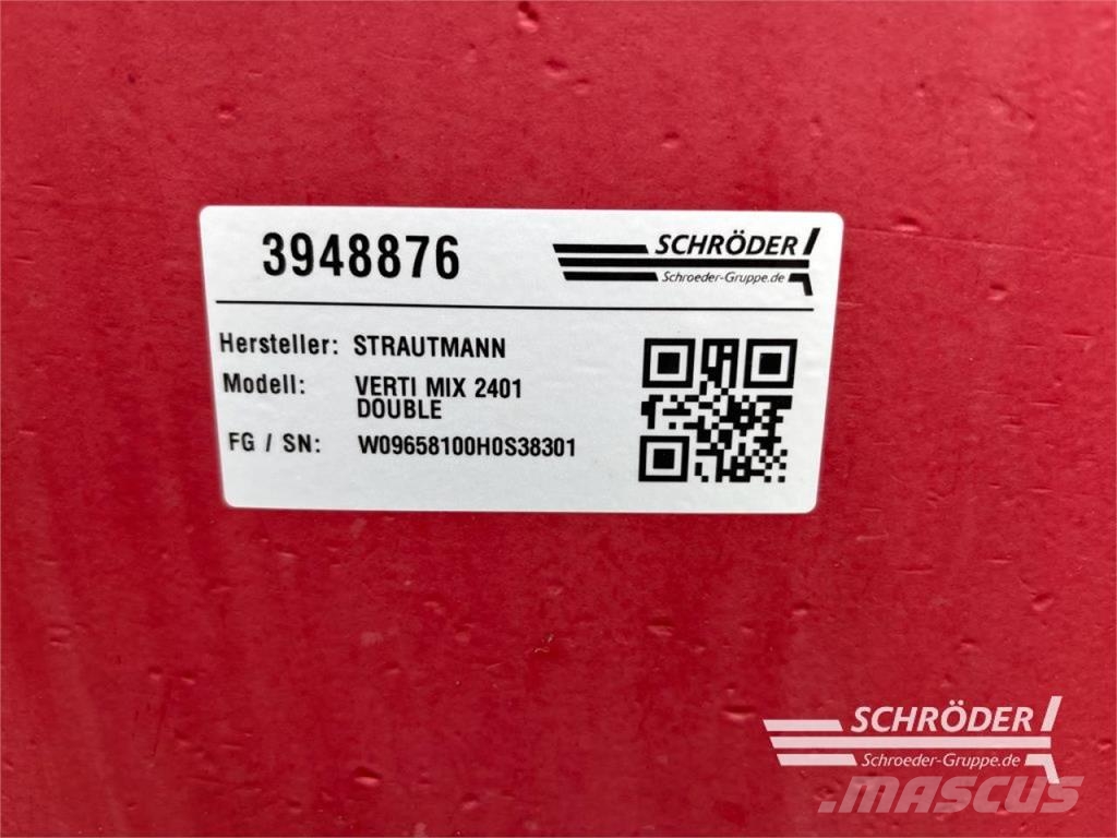 Strautmann VERTI MIX 2401 DOUBLE ملقمات خلاط