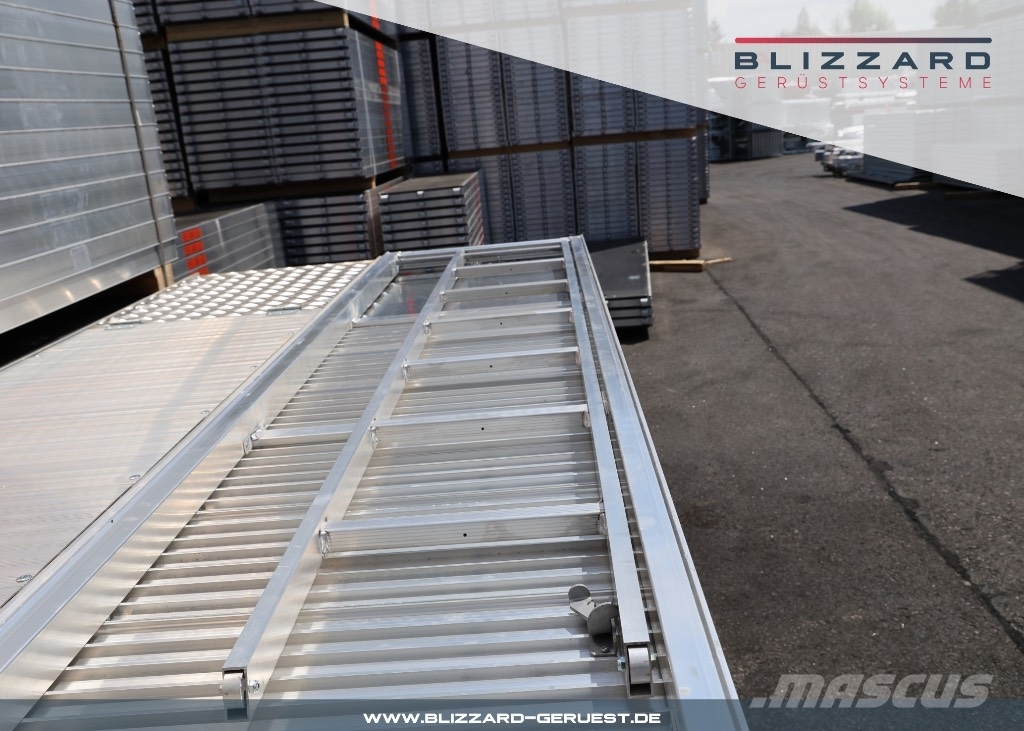 1041,34 m² Neues Alu Gerüst mit Robustboden Blizza Telineet ja lisäosat