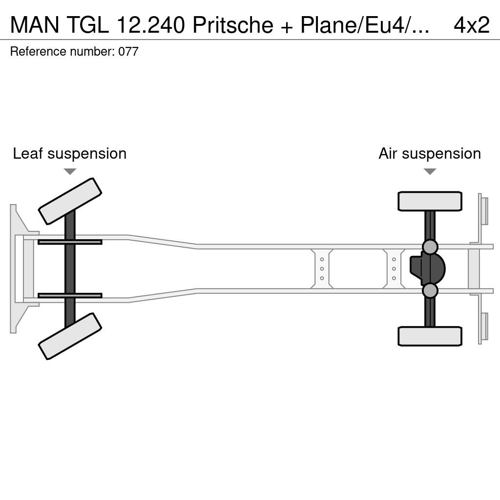 MAN TGL 12.240 Pritsche + Plane/Eu4/LBW Pritsche & Plane