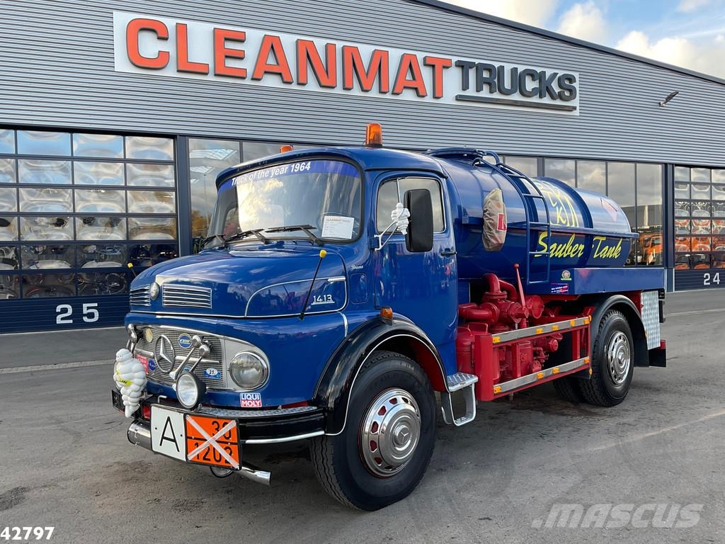 Mercedes-Benz 1413 Saugaufbau Oldtimer Just 93.814 km! Paine-/imuautot