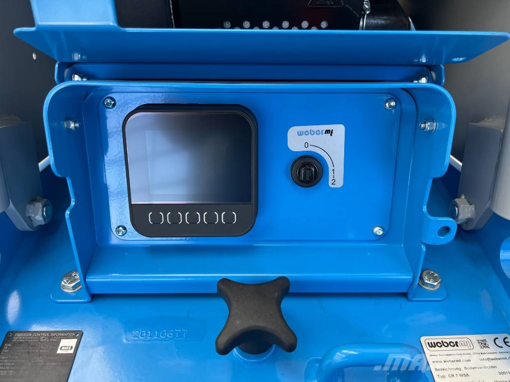 Weber CR 7 WSA Rüttelplatte / Hatz-Diesel / 484 kg / NEU Placas compactadoras