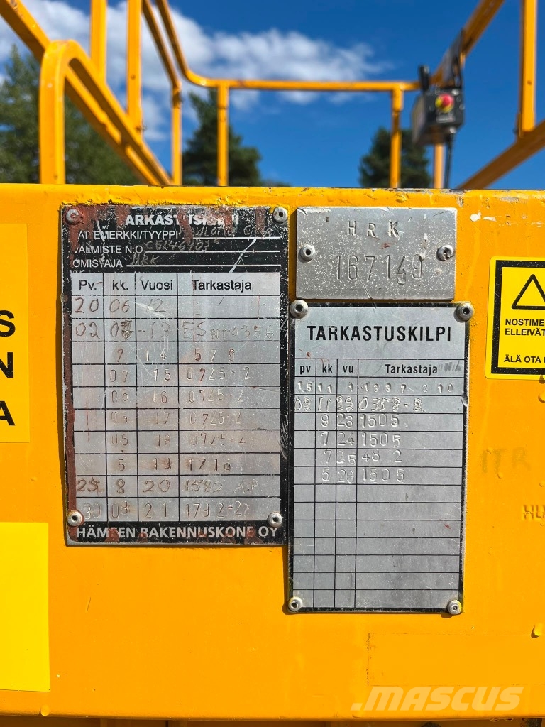 Haulotte Compact 14 Šķerveida pacēlāji