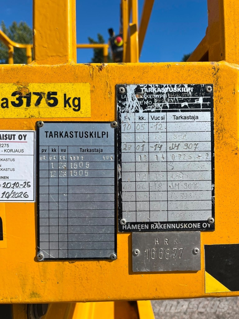 Haulotte Compact 14 Šķerveida pacēlāji