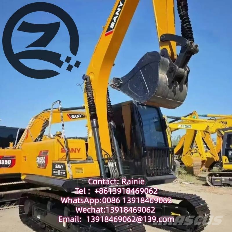 Sany SY 155 C حفارات زحافة