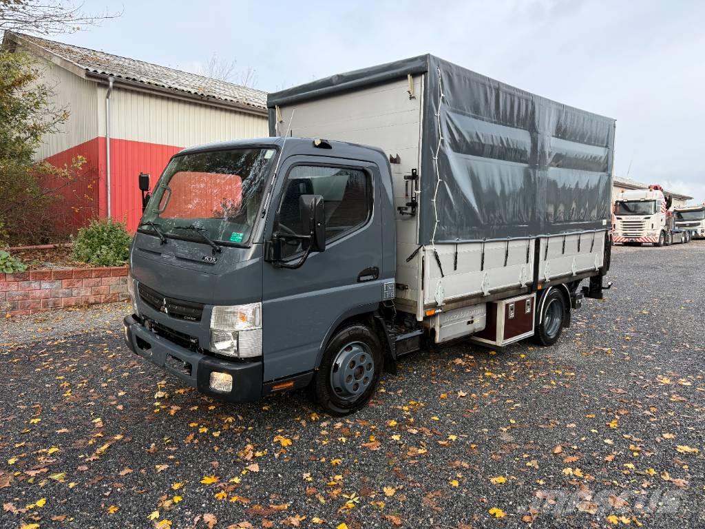 Mitsubishi Fuso Canter 7C15 شاحنات بغطاء جانبي