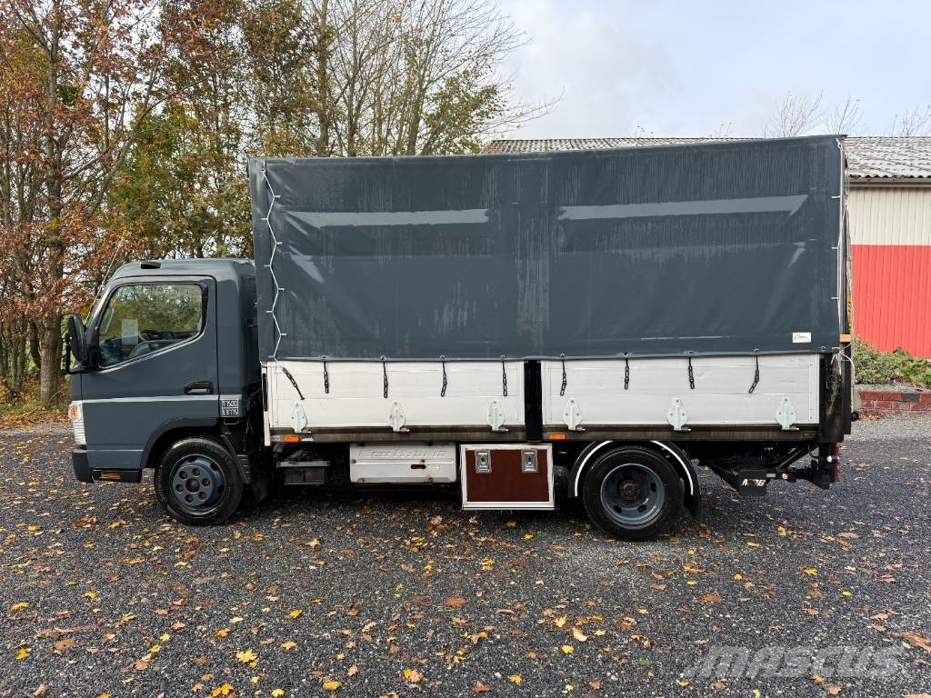 Mitsubishi Fuso Canter 7C15 شاحنات بغطاء جانبي