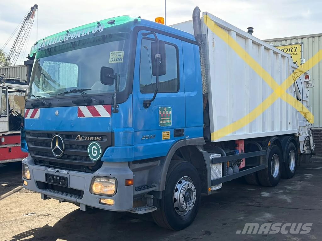 Mercedes-Benz Actros 2632 Chassis Cabine - 6x4 - V6 - Full Steel Šasija ar kabīni