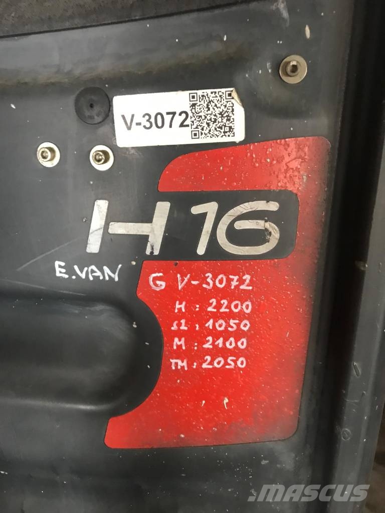 Linde H16T V-3072 OB LPG forklifts