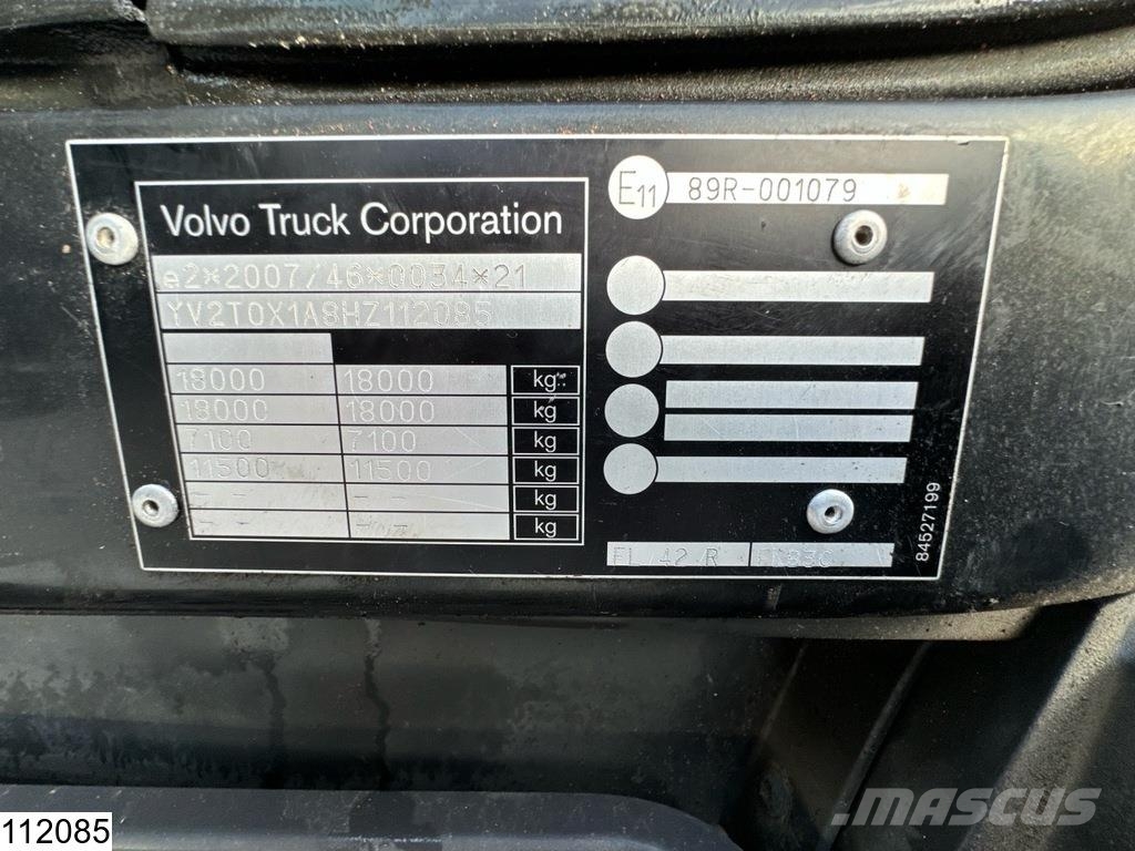 Volvo FL 250 EURO 6, ACC Camion plateau