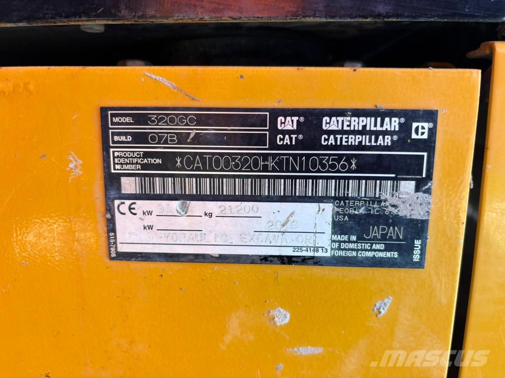 CAT 320 GC TILTING BUCKET / AC / CENTRAL LUBRICATION Rupsgraafmachines
