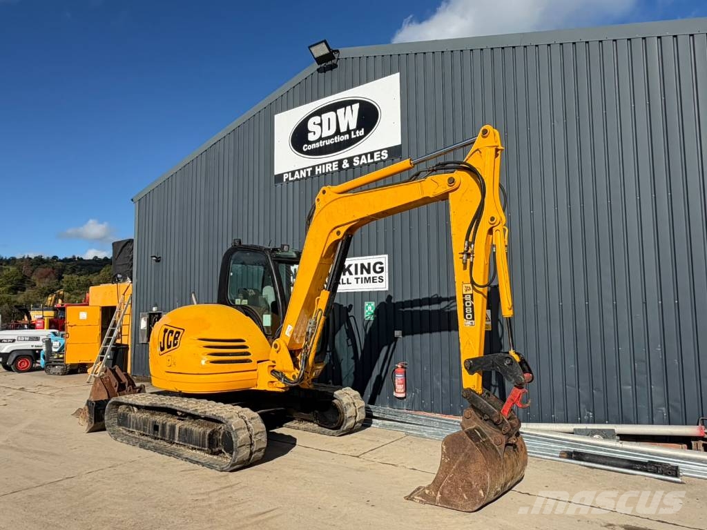 JCB 8080 Escavadeiras Midi 7t - 12t