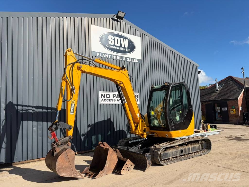 JCB 8080 Escavadeiras Midi 7t - 12t