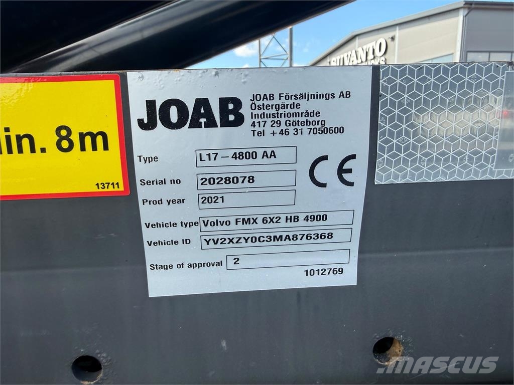 Volvo FMX460 6x2*4 شاحنات الرافعات