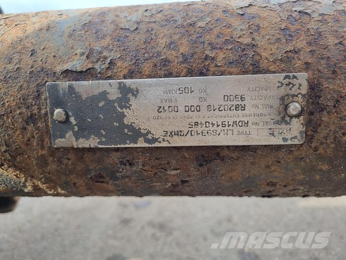 ROR TRAILER AXLE SINGLE TIRE DRUM Осі