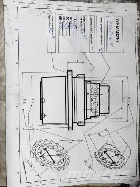 Komatsu PC 600 LC-6K PARTS ONLY Excavatoare pe șenile