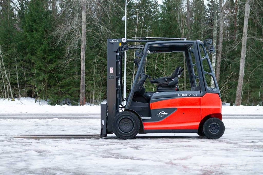Linde E 50 Elektrikli forkliftler