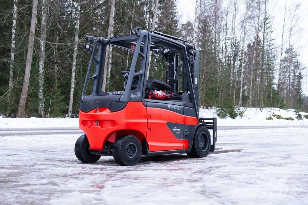 Linde E 50 Elektrikli forkliftler