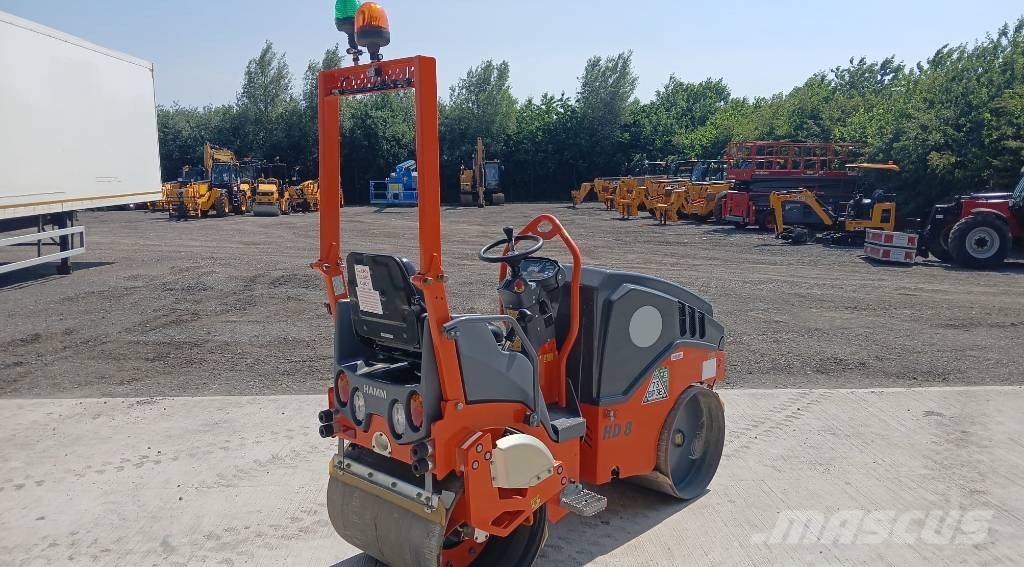 Hamm HD 8 VV مداحل ثنائية الاسطوانة