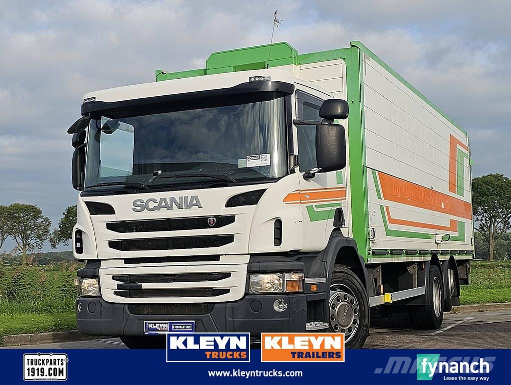 Scania P320 getraenke Bakwagens met gesloten opbouw
