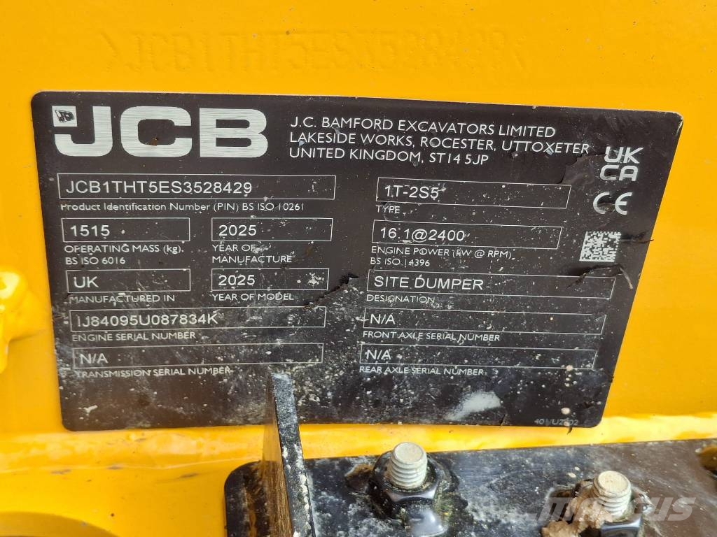 JCB 1 THT Міні самоскиди