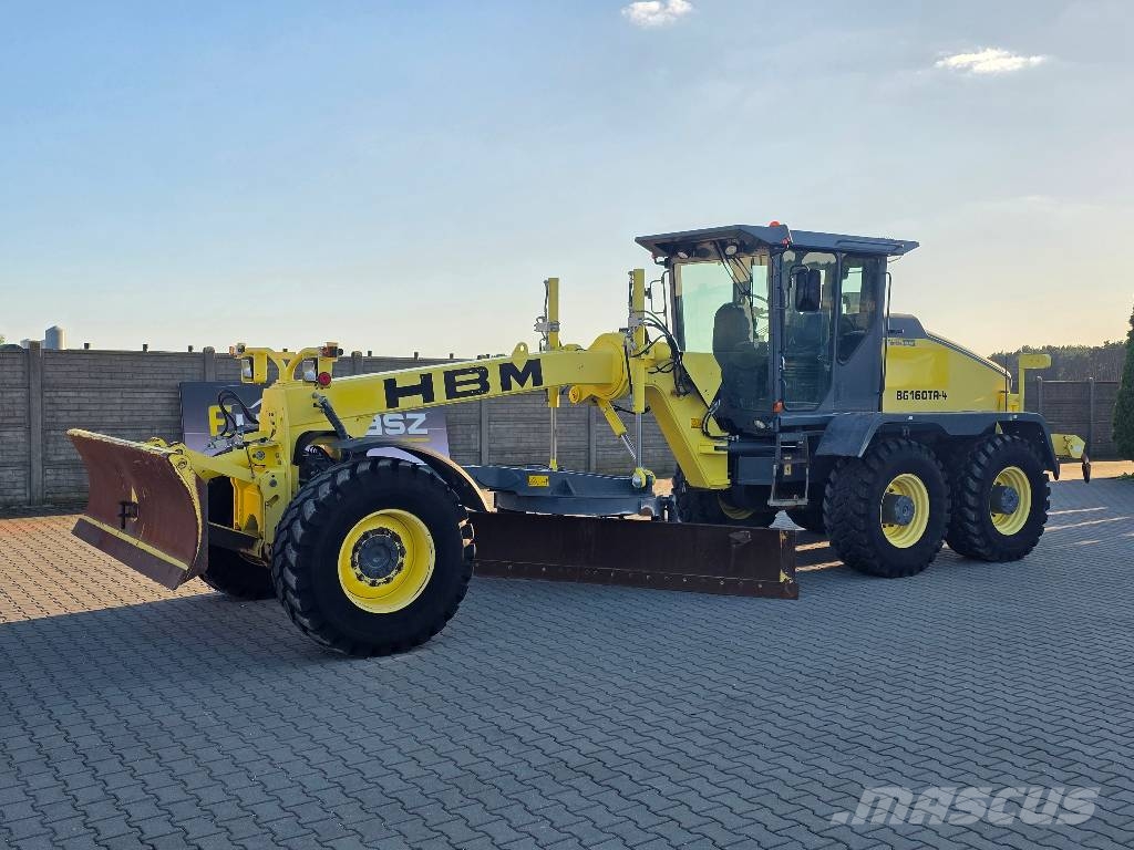 HBM BG 160TA-4, 2015 ROK, 8000 MTH, ZRYWAK Niveladoras