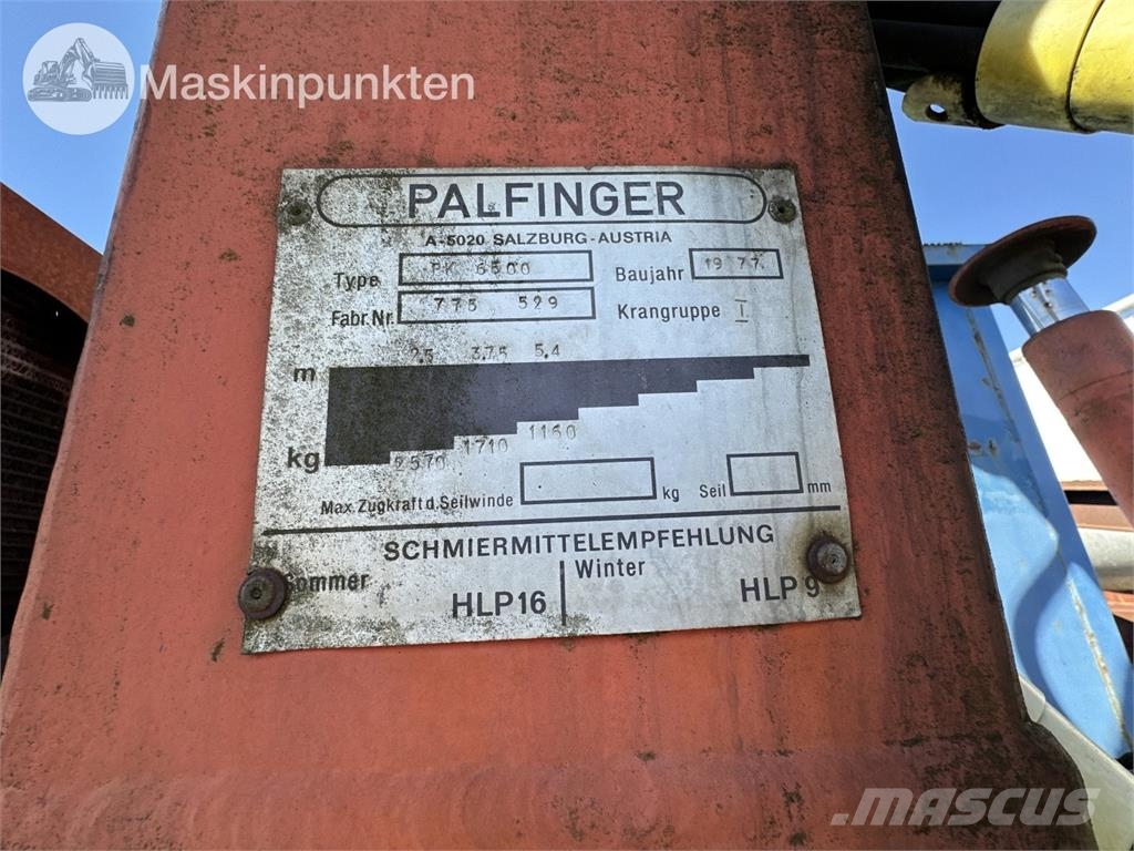 Palfinger PK 6500 Szétszerelhető rakodók