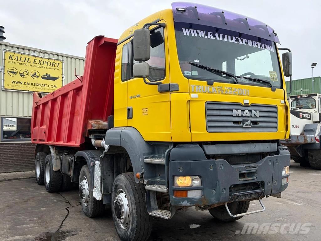 MAN TGA 41.480 Kipper - 8x8 - ZF Manual Gearbox - Big Camion ribaltabili