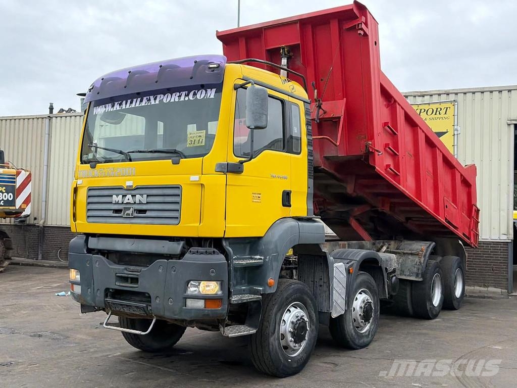 MAN TGA 41.480 Kipper - 8x8 - ZF Manual Gearbox - Big Camion ribaltabili