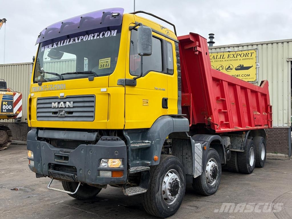 MAN TGA 41.480 Kipper - 8x8 - ZF Manual Gearbox - Big Camion ribaltabili