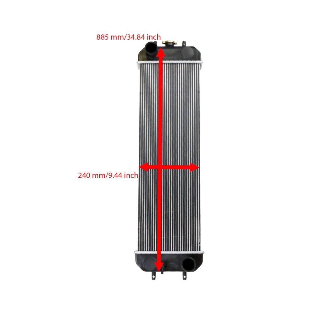 CASE Water Radiator LN003470 Radiatoriai
