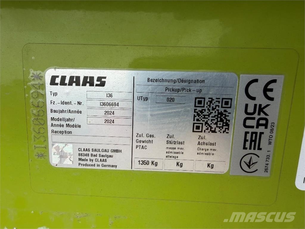 CLAAS PU 300 ماكينات زراعية - غير ذلك