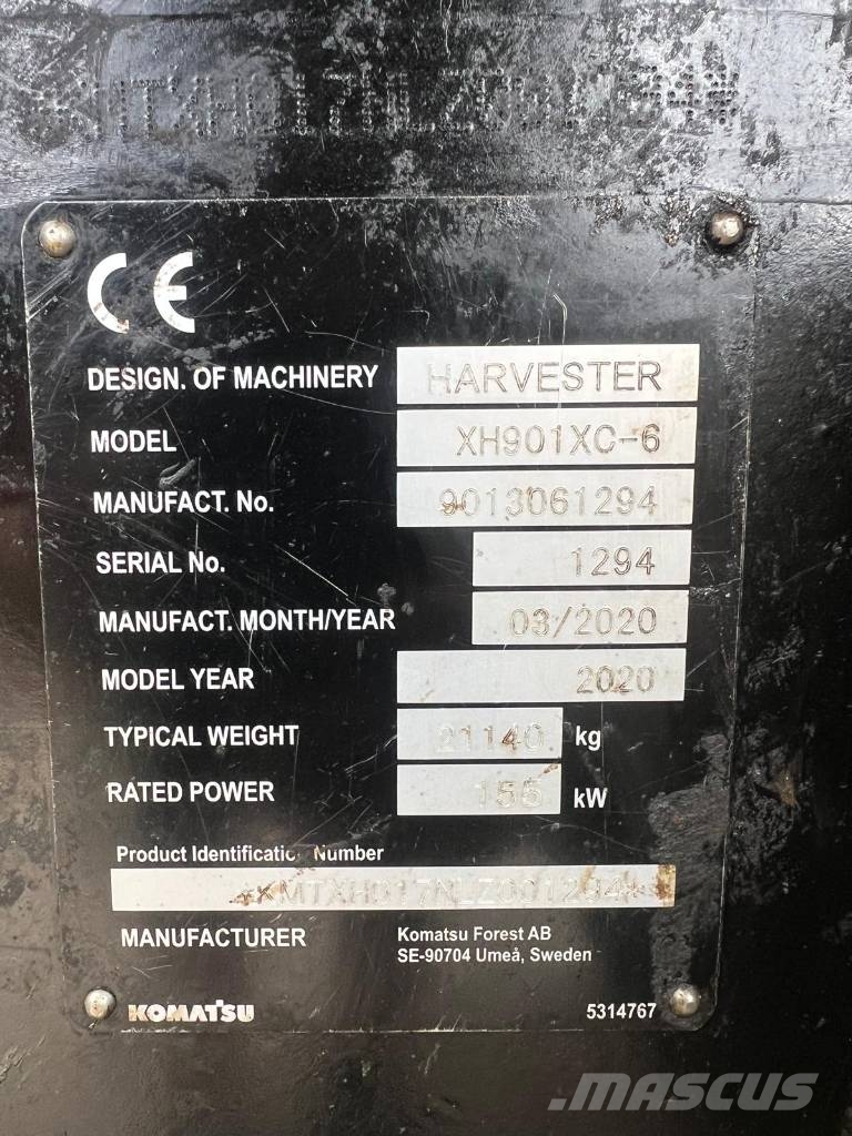 Komatsu 901 XC Harvestory