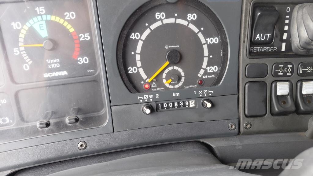 Scania T144.530 V8 torpedo / Ex army / Low kms 中古トラクターヘッド | トレーラーヘッド