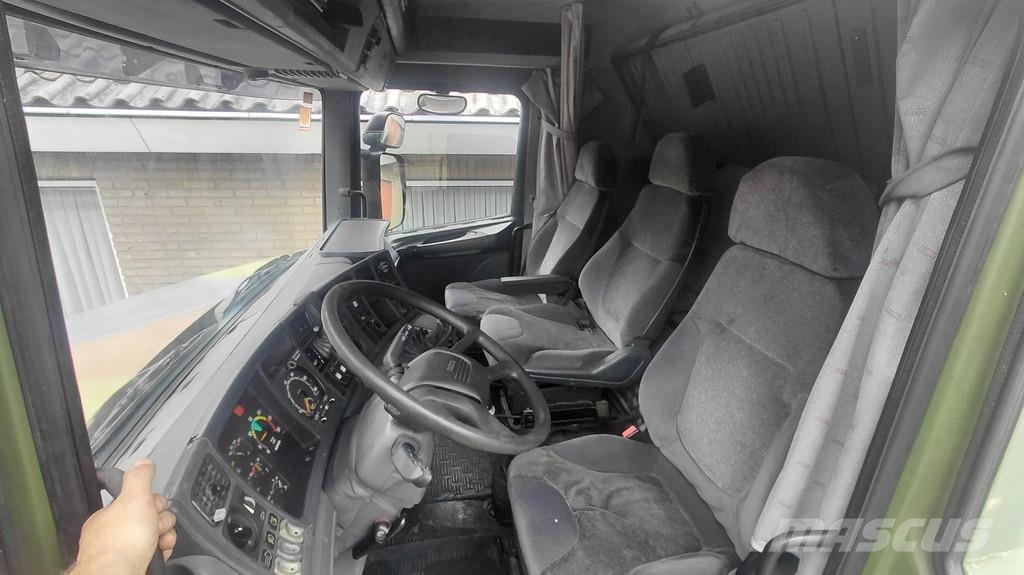 Scania T144.530 V8 torpedo / Ex army / Low kms 中古トラクターヘッド | トレーラーヘッド