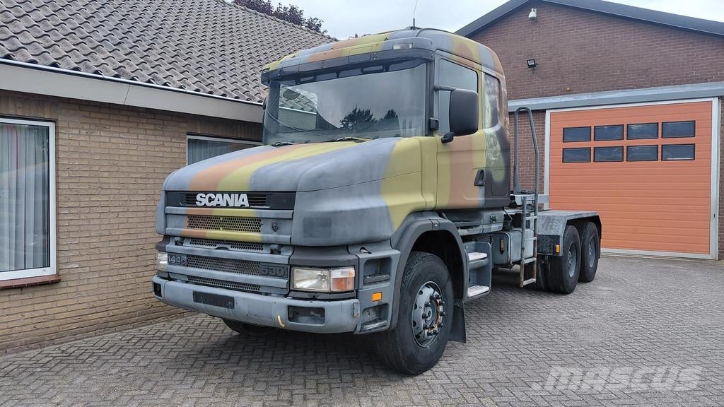 Scania T144.530 V8 torpedo / Ex army / Low kms 中古トラクターヘッド | トレーラーヘッド