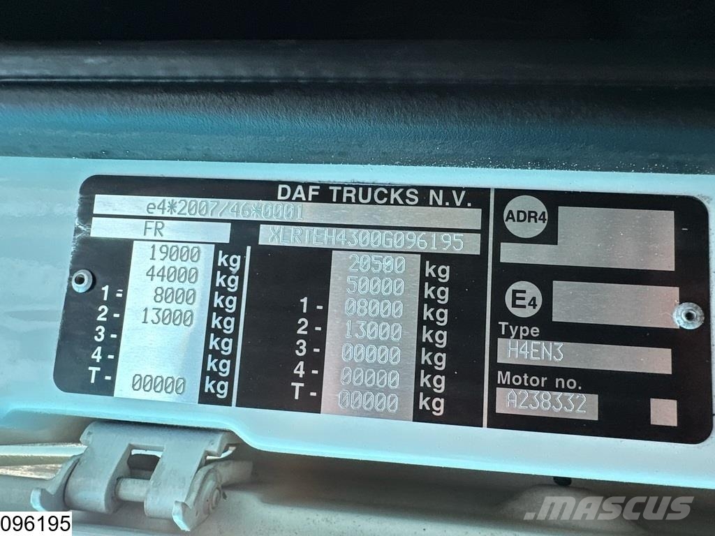 DAF XF 460 EURO 6, Retarder Autotractoare