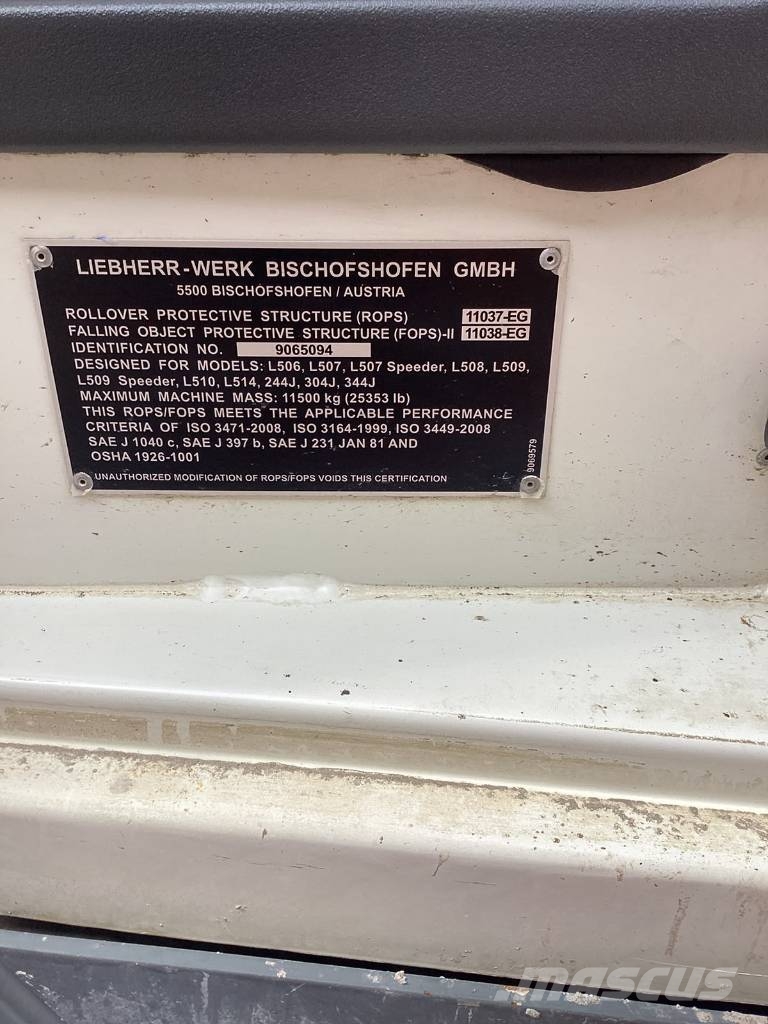 Liebherr 507 Kolesni nakladalci